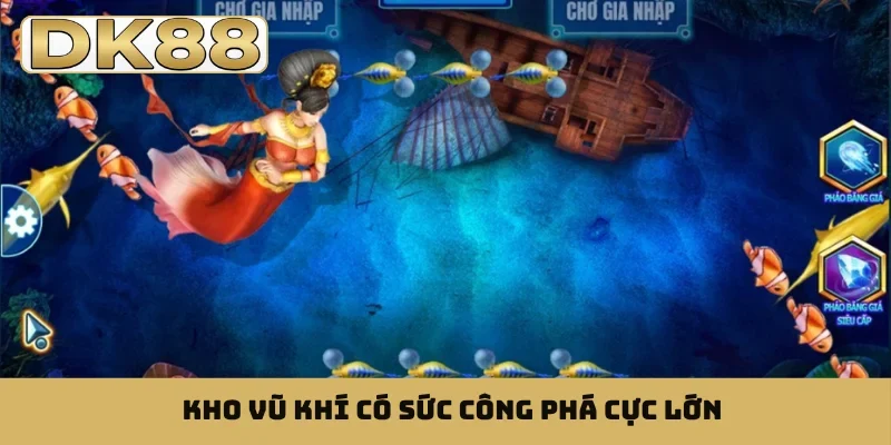 Kho vũ khí có sức công phá cực lớn