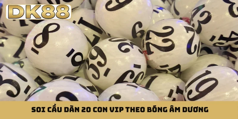 Soi cầu dàn 20 con VIP theo bóng âm dương